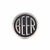 BEER enamel pin. This beer dot design beer badge lapel has matte black soft enamel & bright nickel finish