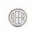 BEER enamel pin. This beer dot design beer badge lapel has matte white soft enamel & black nickel finish